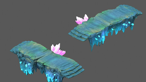 Cartoon Sky City - Snow Terrain - Gourd Road