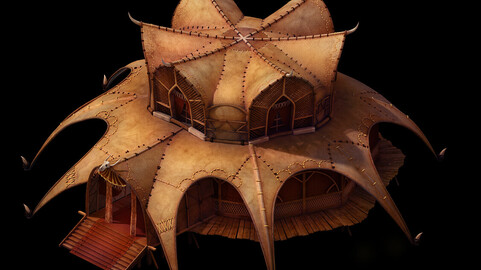 Desert Gobi - Golden Tent Palace 01