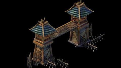 Desert Gobi - Cottage Gate 01