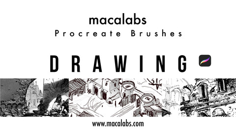 MACALABS_Drawing. Procreate Brushpack