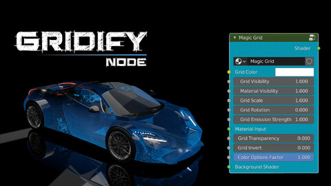 Gridify Node - For Blender
