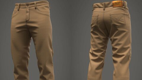 Jeans pants (Marvelous Designer / Clo 3D project)