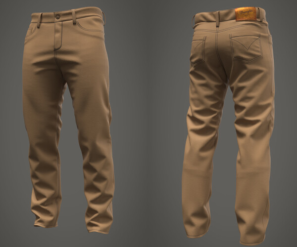Khaki designer pants Clearance