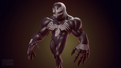 Chibi Venom - 3D printable model