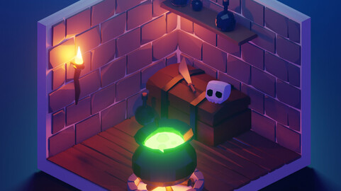 Witchy Brew (Based off tutorial)