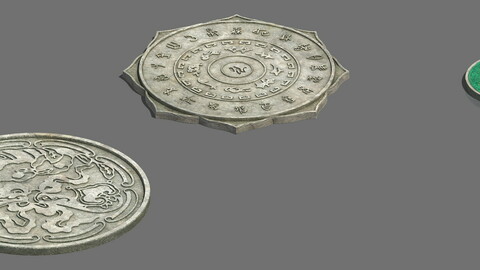 Stone carvings - platform