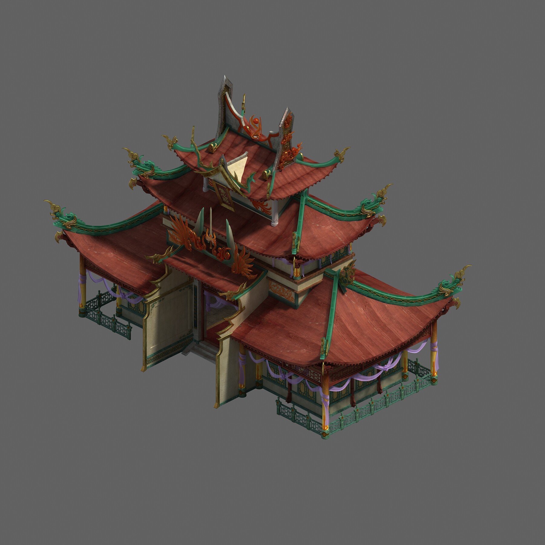 ArtStation - Shushan - palace | Game Assets