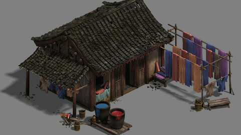 Small town - clothing store