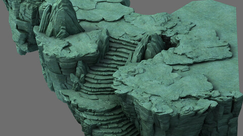 Field - terrain stone ladder