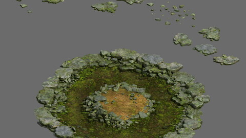 Field - river