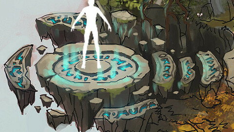 Field - stone altar