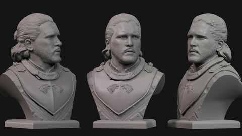 Jon Snow, bust 3