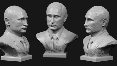 Bust Of Vladimir Putin 2