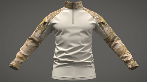 Military Shirt (combat uniform Crye Precision) (Marvelous Designer / Clo 3D project)