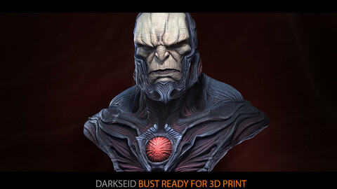 Darkseid bust Ready for printing 3D