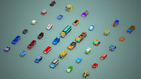 35 cars with low pixels