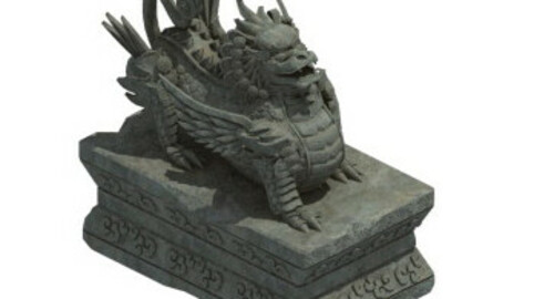 Art stone carvings - brave