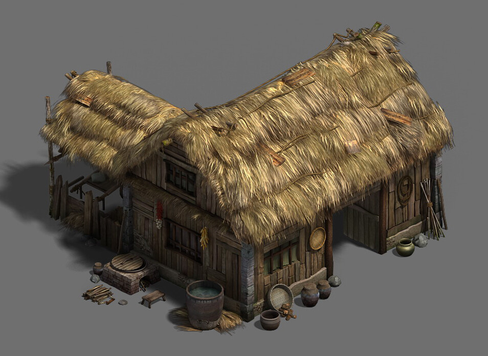 ArtStation - Original Village - House 2 | Game Assets