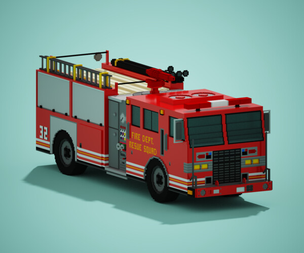 ArtStation - Fire truck | Resources