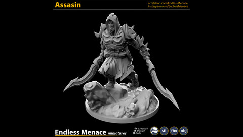 Assasin | 3D print ready