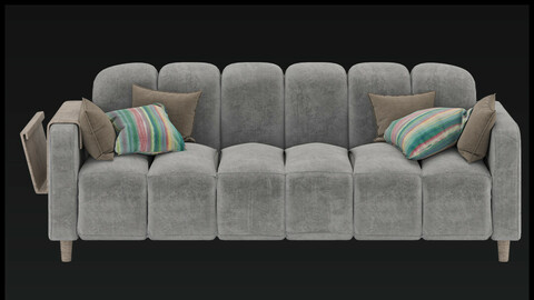 Tufted Sofa Homary