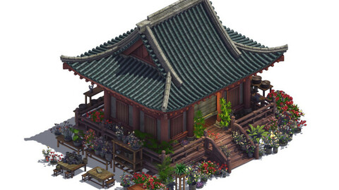 City - Flower shop 02