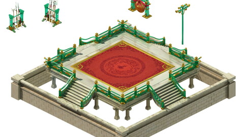 Urban architecture - contest ring platform