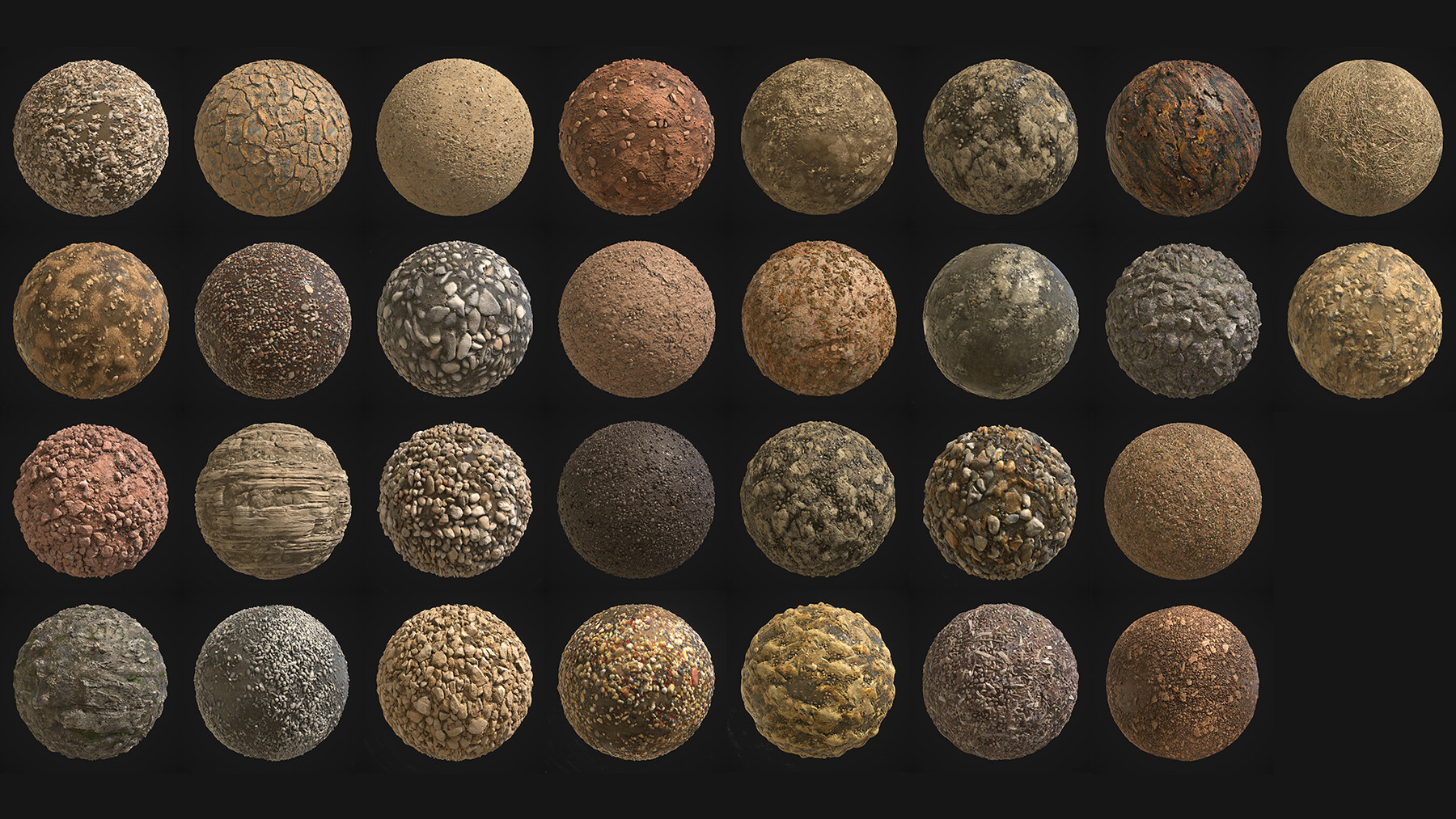 ArtStation 30 Ground Materials SBSAR Resources