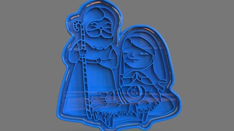 Christmas Cookie Cutter Nativity