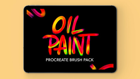 Procreate Brushset - Oil Paint | Design 2 Last