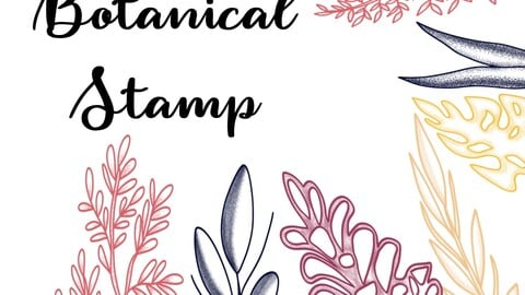 Procreate Brushset - Botanical Stamp| Design 2 Last