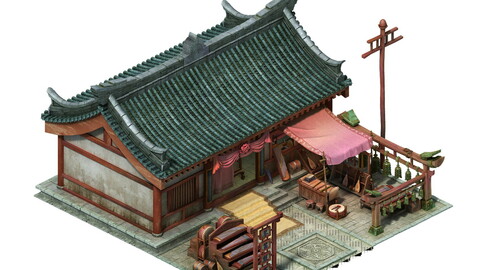 Game Model - City - Musical Instrument Shop