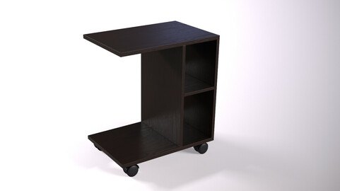 Heather Side Table wenge finish