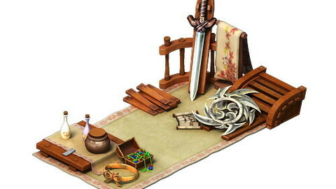 Game Model - City - Small Booth