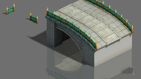 Large city - stone bridge