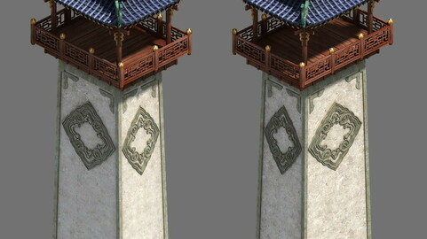 Road Religious - Background Tower