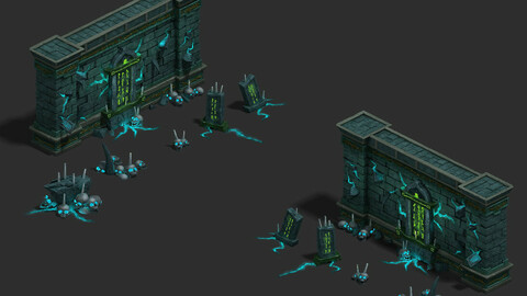 Underground city - wall