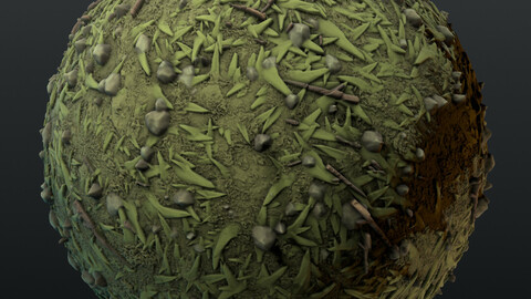 Grass & dirt material