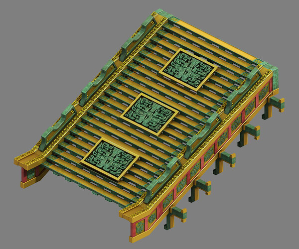 ArtStation Luxury Palace Stairs Game Assets