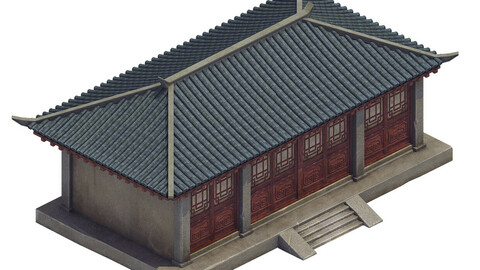 Heyang City Palace - side hall