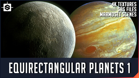 Equirectangular Planets Pack - Substance Designer