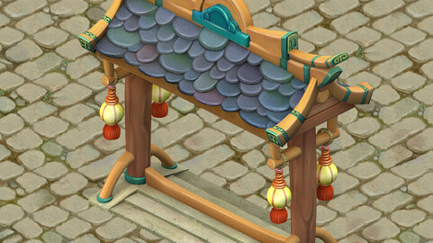 Cartoon version - city wall