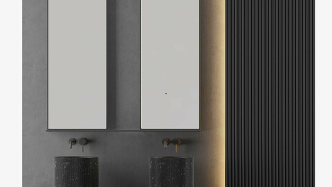 MODERN - Gray Bathroom_03