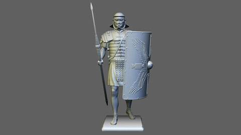 Roman Legionary 3D print model