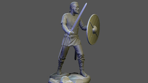 Ragnar Lothbrok 3D print model