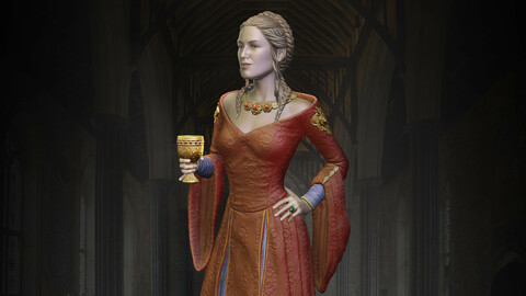 Cersei Lannister 3D print model