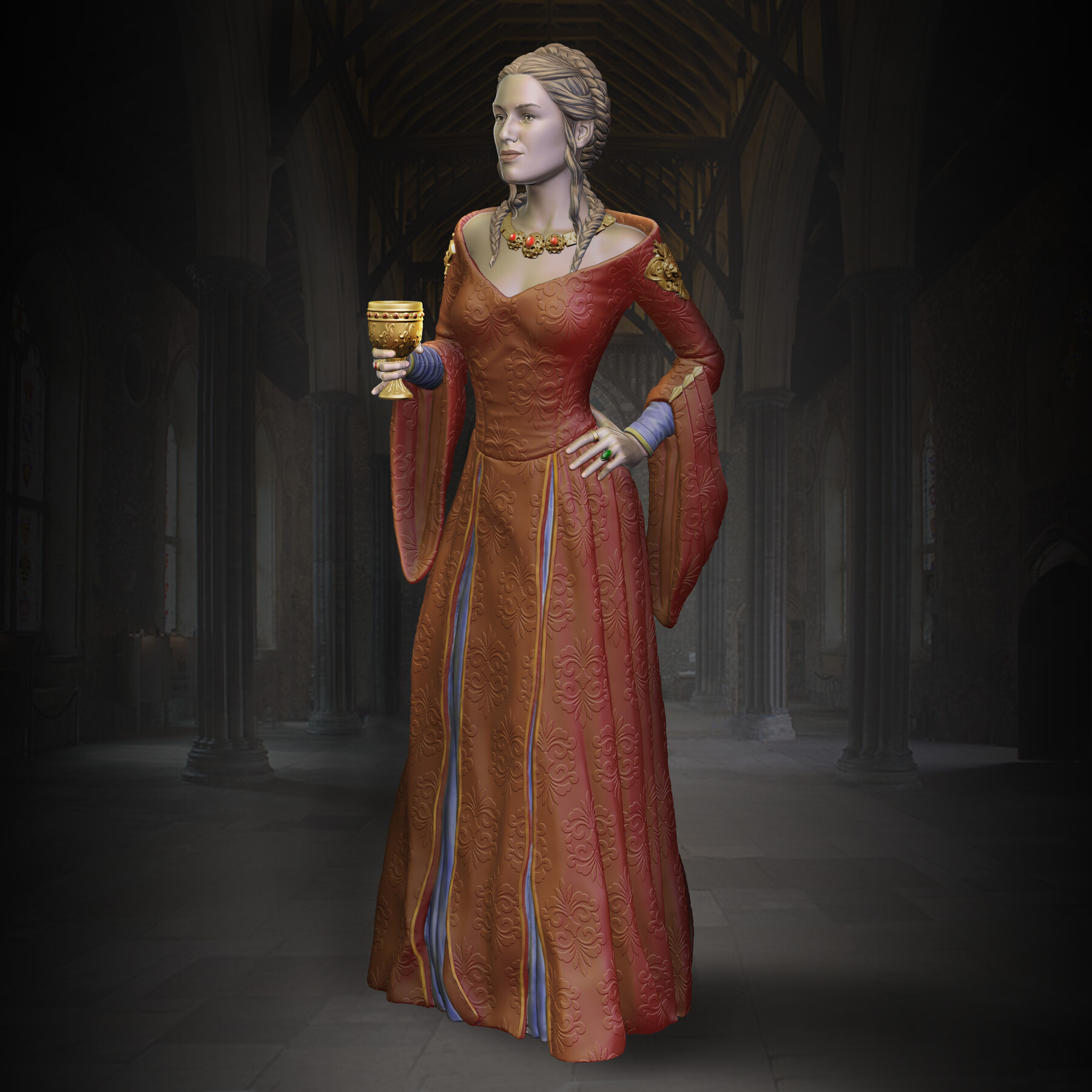ArtStation - Cersei Lannister 3D print model | Resources