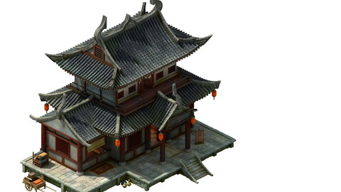 Game Model - Urban Construction Clothing Store