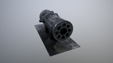 Cannon 3D Model
