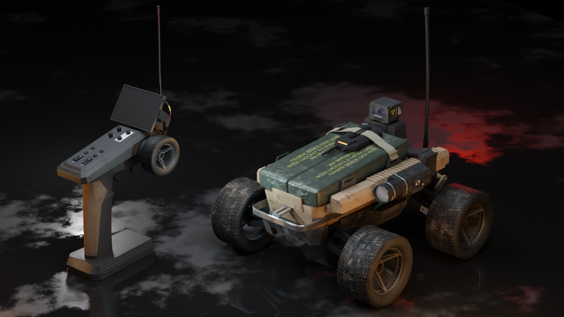 ArtStation Call of Duty remote control car Game Assets